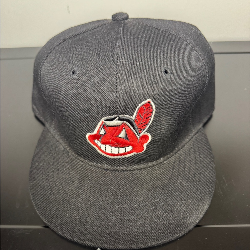 Ost Black and Red Men Fitted Hat, 7 5/8